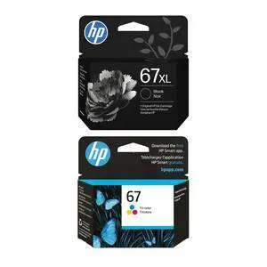 67XL Blk/67 CMY Original Cartridge Ink Bundle| DeskJet 2700/4100 Series 67XL Blk/67 CMY Original Cartridge Ink Bundle| DeskJet 2700/4100 Series