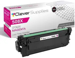 CS Replacement Toner Cartridge Compatible with HP 508X CF363X Magenta M533X M552DN M553DN M553N M577C M577DN M577F M577Z CS Replacement Toner Cartridge Compatible with HP 508X CF363X Magenta M533X M552DN M553DN M553N M577C M577DN M577F M577Z