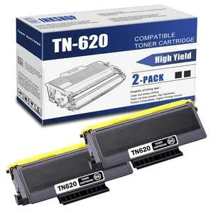 TN620 Compatible TN-620 Black High Yield Toner Cartridge Replacement for Brother TN-620 HL-5240 HL-5250DN MFC-8370 MFC-8460N DCP-8060 Toner (2 Pack) TN620 Compatible TN-620 Black High Yield Toner Cartridge Replacement for Brother TN-620 HL-5240 HL-5250DN MFC-8370 MFC-8460N DCP-8060 Toner (2 Pack)