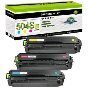 3 Pack Compatible for Samsung CLT-504S CLT-C504S CLT-Y504S CLT-M504S Toner Cartridge Combo Set use in Xpress SL-C1810W C1860FW CLX-4195FN CLX-4195FW Printer - Cyan, Yellow, Magenta Toner 3 Pack Compatible for Samsung CLT-504S CLT-C504S CLT-Y504S CLT-M504S Toner Cartridge Combo Set use in Xpress SL-C1810W C1860FW CLX-4195FN CLX-4195FW Printer - Cyan, Yellow, Magenta Toner