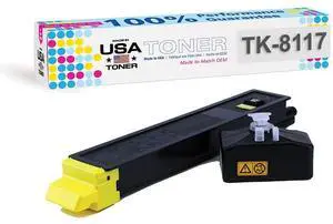 Compatible Replacement for use in Kyocera Ecosys M8130cidn, Ecosys M8124cidn, TK-8117, TK-8117Y (Yellow) Compatible Replacement for use in Kyocera Ecosys M8130cidn, Ecosys M8124cidn, TK-8117, TK-8117Y (Yellow)