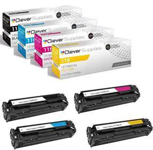 CS Compatible Toner Cartridge Replacement with Canon 116 1980B001AA Black 1979B001AA Cyan 1977B001AA Yellow 1978B001AA Magenta MAGECLASS MF8050CN MF8080CW I-SENSYSLBP5050N MF8030CN 4 Color Set CS Compatible Toner Cartridge Replacement with Canon 116 1980B001AA Black 1979B001AA Cyan 1977B001AA Yellow 1978B001AA Magenta MAGECLASS MF8050CN MF8080CW I-SENSYSLBP5050N MF8030CN 4 Color Set