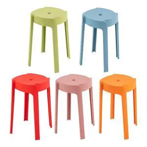 18Inch Plastic Stack Stools 5 Pack - Portable Stackable Chairs Backless Bar Stools for Kids, Unique Design Nesting Decorative Stool for Classroom School (Multi-Coloured) 18Inch Plastic Stack Stools 5 Pack - Portable Stackable Chairs Backless Bar Stools for Kids, Unique Design Nesting Decorative Stool for Classroom School (Multi-Coloured)