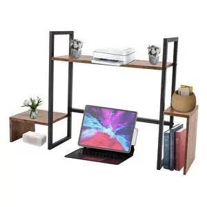 Desktop Bookshelf - Space Saving Computer Desk Organizer, Countertop Display Shelf for Office, Dorm & Small Spaces, Multi-Purpose Storage Shelf for Books, Plants & Decor Desktop Bookshelf - Space Saving Computer Desk Organizer, Countertop Display Shelf for Office, Dorm & Small Spaces, Multi-Purpose Storage Shelf for Books, Plants & Decor