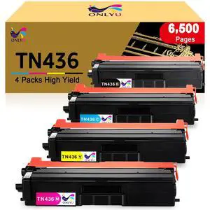 TN436 Toner Cartridge Compatible Replacement for Brother TN436 TN436BK TN433 TN431 for HL-L8360CDW MFC-L8900CDW MFC-L8905CDW HL-L8360CDWT HL-L8260CDW HL-L9310CDW MFCL8610CDW Printer (4-Pack) TN436 Toner Cartridge Compatible Replacement for Brother TN436 TN436BK TN433 TN431 for HL-L8360CDW MFC-L8900CDW MFC-L8905CDW HL-L8360CDWT HL-L8260CDW HL-L9310CDW MFCL8610CDW Printer (4-Pack)