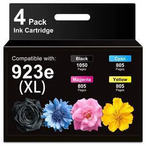 923XL 923 Ink Cartridges for HP 923 923xl 923e with Latest Chips | Work for OfficeJet Pro 8135 8130 8139 8138 8122 8120 8124 8125 8130 8132 8134 Printer,4 Pack 923XL 923 Ink Cartridges for HP 923 923xl 923e with Latest Chips | Work for OfficeJet Pro 8135 8130 8139 8138 8122 8120 8124 8125 8130 8132 8134 Printer,4 Pack