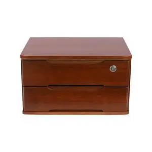 Wooden Desk Organizer with Drawers and Lock, Desktop Storage Cabinet,Drawer Organizer Desktop Drawer Wooden Storage Box for Home office Supplies (Walnut, 2Tier) Wooden Desk Organizer with Drawers and Lock, Desktop Storage Cabinet,Drawer Organizer Desktop Drawer Wooden Storage Box for Home office Supplies (Walnut, 2Tier)