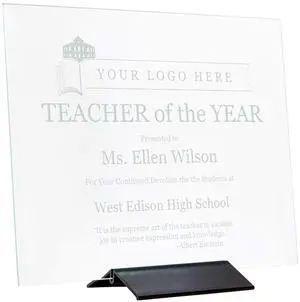 Frosted Glass Award Plaque (8 x 10") Frosted Glass Award Plaque (8 x 10")