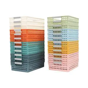 Turn In Trays Classroom,24 Pack Classroom Baskets For Classroom,Plastic Storage Baskets With Handles,Modern Colorful Organizer Baskets,Classroom Storage Bin Book Baskets For Pencils Storage Turn In Trays Classroom,24 Pack Classroom Baskets For Classroom,Plastic Storage Baskets With Handles,Modern Colorful Organizer Baskets,Classroom Storage Bin Book Baskets For Pencils Storage
