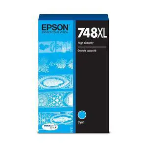 748 DURABrite Pro Ink High Capacity Cyan Cartridge (T748XL220) Works with WorkForce WF-6530 WF-6530, 6590, 8590, 6090, 8090 748 DURABrite Pro Ink High Capacity Cyan Cartridge (T748XL220) Works with WorkForce WF-6530 WF-6530, 6590, 8590, 6090, 8090