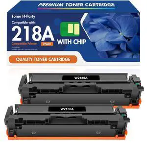 218A 218X Black Toner for HP W2180A W2180X Black Toner Cartridge 2 Pack | Compatible Replacement for HP Color LaserJet Pro MFP 3301sdw 3301fdw 3301cdw 3201dw 3301 3201 Printer Ink Set High Yield 218A 218X Black Toner for HP W2180A W2180X Black Toner Cartridge 2 Pack | Compatible Replacement for HP Color LaserJet Pro MFP 3301sdw 3301fdw 3301cdw 3201dw 3301 3201 Printer Ink Set High Yield