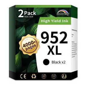 952XL Ink Cartridges Combo Pack Replacement for HP952XL (2-Black) | Work with Officejet Pro 8710 7740 8720 8702 8210 7720 8715 8730 8740 8216 952XL Ink Cartridges Combo Pack Replacement for HP952XL (2-Black) | Work with Officejet Pro 8710 7740 8720 8702 8210 7720 8715 8730 8740 8216