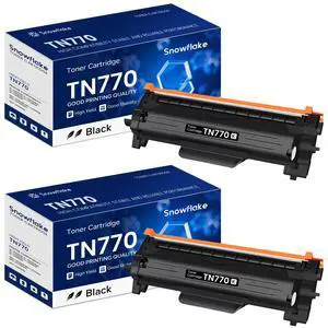 TN770 TN-770 TN 770 Toner Cartridge Compatible TN770 Super High Yield Black Toner Replacement for Brother TN 770 TN-770 MFC-L2750DW HL-L2370DW HL-L2395DW Printer Toner (2-Pack) TN770 TN-770 TN 770 Toner Cartridge Compatible TN770 Super High Yield Black Toner Replacement for Brother TN 770 TN-770 MFC-L2750DW HL-L2370DW HL-L2395DW Printer Toner (2-Pack)