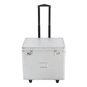 Locking Mobile Storage File Box with Wheels, Portable Business Rolling Case with Combination Lock, Sorted Storage Large Capacity Organizer Document Box File Cabinet for Office Home School (Silver) Locking Mobile Storage File Box with Wheels, Portable Business Rolling Case with Combination Lock, Sorted Storage Large Capacity Organizer Document Box File Cabinet for Office Home School (Silver)
