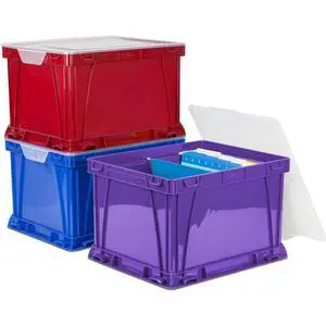 STX62012U03C, 3 Piece Cube Storage Bins, 3 / Set, Assorted Bright STX62012U03C, 3 Piece Cube Storage Bins, 3 / Set, Assorted Bright