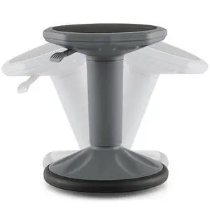 Wobble Stools for Classroom Seating - Wiggle Stool with Adjustable Height, 24" Active Learning Stool, Sitting Balance Chair for School, Office Stand Up, Flexible Seating Wobble Chair, Grey Wobble Stools for Classroom Seating - Wiggle Stool with Adjustable Height, 24" Active Learning Stool, Sitting Balance Chair for School, Office Stand Up, Flexible Seating Wobble Chair, Grey