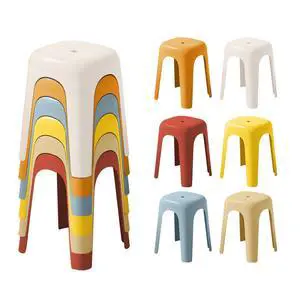 6 Pack School Plastic Stackable Stools, 18.1 Inch Height Colorful Nesting Stools, Portable Backless Stool for Classroom Students, Flexible Seating Chairs for School Home Office 6 Pack School Plastic Stackable Stools, 18.1 Inch Height Colorful Nesting Stools, Portable Backless Stool for Classroom Students, Flexible Seating Chairs for School Home Office