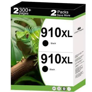 910XL Ink Cartridges Black Replacement for HP 910 XL Compatible for HP910 HP910XL to use with OfficeJet Pro 8020 8025 8028 8030 8035 8010 8015 8018 8022 Printers with V15.4.1 Chip (Black, 2 Packs) 910XL Ink Cartridges Black Replacement for HP 910 XL Compatible for HP910 HP910XL to use with OfficeJet Pro 8020 8025 8028 8030 8035 8010 8015 8018 8022 Printers with V15.4.1 Chip (Black, 2 Packs)