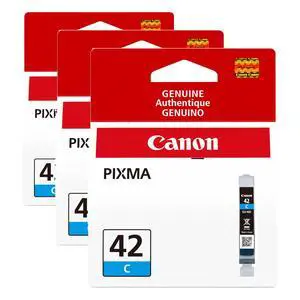 CLI-42 C Cyan Ink Tank Compatible to PIXMA PRO-100 (Pack of 3) CLI-42 C Cyan Ink Tank Compatible to PIXMA PRO-100 (Pack of 3)