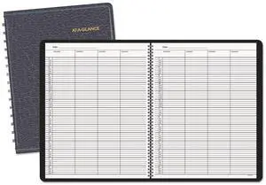 at-A-Glance 8031005 Four-Person Group Undated Daily Appointment Book, 8 1/2 x 10 7/8, Black at-A-Glance 8031005 Four-Person Group Undated Daily Appointment Book, 8 1/2 x 10 7/8, Black