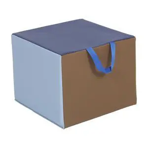 SoftZone Adult Cozy Cube Seat with Handle, Classroom Furniture, Earthtone SoftZone Adult Cozy Cube Seat with Handle, Classroom Furniture, Earthtone