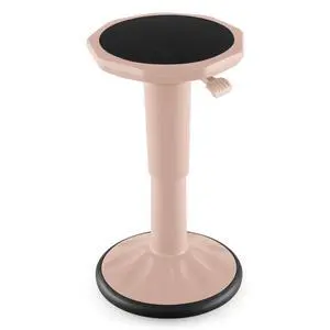 Wobble Stool, Height Adjustable 16.5-24" Flexible Seating (Pink) | Wobble Chair with 360° Rocking, Non-Slip Base, Convenient Handle, No Assembly, Active Seating for Classroom, Home, Office Wobble Stool, Height Adjustable 16.5-24" Flexible Seating (Pink) | Wobble Chair with 360° Rocking, Non-Slip Base, Convenient Handle, No Assembly, Active Seating for Classroom, Home, Office