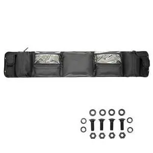 RedDot Overhead Golf Cart Black Canvas Storage Organizer | Compatible with EZGO, Club Car, MadJax XSeries, Yamaha Golf Carts with RedDot Versa Triple Track and Topsail Tops RedDot Overhead Golf Cart Black Canvas Storage Organizer | Compatible with EZGO, Club Car, MadJax XSeries, Yamaha Golf Carts with RedDot Versa Triple Track and Topsail Tops