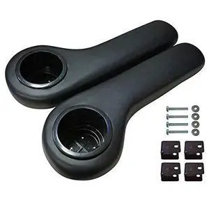 Black Golf Cart Cup Holder Rear Seat Arm Rest Cushion - Fits EZGO/Club Car/Yamaha Black Golf Cart Cup Holder Rear Seat Arm Rest Cushion - Fits EZGO/Club Car/Yamaha