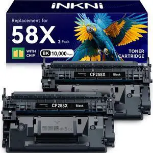 CF258X 58X Toner Cartridge (with Chip) Compatible Replacement for HP 58X CF258X 58A CF258A for LaserJet MFP M428fdw M428fdn M428dw M404 M428 Pro M404n M404dn M404dw Printer(2 Pack) CF258X 58X Toner Cartridge (with Chip) Compatible Replacement for HP 58X CF258X 58A CF258A for LaserJet MFP M428fdw M428fdn M428dw M404 M428 Pro M404n M404dn M404dw Printer(2 Pack)