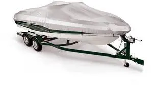 Boat Cover 14'-16', Heavy Duty Waterproof Marine Grade Polyester fits V-Hull Runabouts, Pro-Style Bass Boats, Fish & Ski Boats 14ft-16ft Long, Beam up to 72" Boat Cover 14'-16', Heavy Duty Waterproof Marine Grade Polyester fits V-Hull Runabouts, Pro-Style Bass Boats, Fish & Ski Boats 14ft-16ft Long, Beam up to 72"