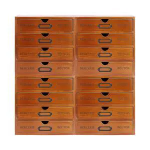 Vintage 16-Drawer Wooden Desk Organizer, 4Pcs 4-Slot Filing Cabinet, Stackable Craft Storage Drawers, Rustic Tool Box, Multilevel Apothecary Cabinet, Ideal Home Office Organizers and Accessories Vintage 16-Drawer Wooden Desk Organizer, 4Pcs 4-Slot Filing Cabinet, Stackable Craft Storage Drawers, Rustic Tool Box, Multilevel Apothecary Cabinet, Ideal Home Office Organizers and Accessories