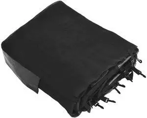 Trampoline Enclosure Net Only with Zipper & Buckle, Perfect Visibility and Tear&Weather-Resistant 12FT 14FT 15FT 16FT Trampoline Replacement Safety Enclosure Net Trampoline Enclosure Net Only with Zipper & Buckle, Perfect Visibility and Tear&Weather-Resistant 12FT 14FT 15FT 16FT Trampoline Replacement Safety Enclosure Net
