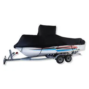 420D Heavy Duty Boat Cover Outdoor Durable and Tear Proof Replacement for T - Top Boat 16-18.5FT 606 x 320CM 420D Heavy Duty Boat Cover Outdoor Durable and Tear Proof Replacement for T - Top Boat 16-18.5FT 606 x 320CM
