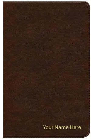 Personalized NLT Thinline Reference Bible Filament Enabled Edition Soft Leather-look, Rustic Brown, Baptism, Graduations, New Living Translation Personalized NLT Thinline Reference Bible Filament Enabled Edition Soft Leather-look, Rustic Brown, Baptism, Graduations, New Living Translation