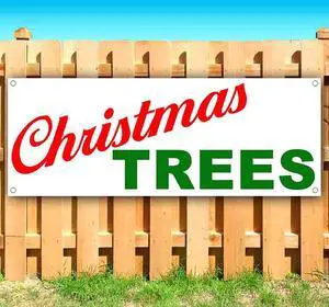 Christmas Trees 13 oz Banner | Non-Fabric | Heavy-Duty Vinyl Single-Sided with Metal Grommets Christmas Trees 13 oz Banner | Non-Fabric | Heavy-Duty Vinyl Single-Sided with Metal Grommets