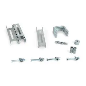 (4) 10" Galvanized Vertical Bunk Bracket Kit for 2x3 Boat Trailer Cross Members (4) 10" Galvanized Vertical Bunk Bracket Kit for 2x3 Boat Trailer Cross Members