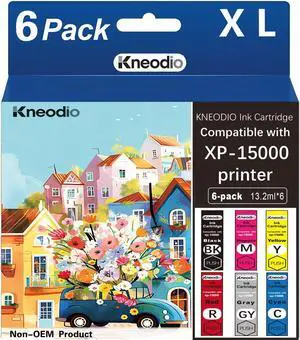 xp15000 Ink Cartridges for Photo XP-15000 Printer | Compatible with XP-15000 printer (6-Pack) (1 Black,1 Cyan,1 Magenta,1 Yellow,1 Red,1 Gray) xp15000 Ink Cartridges for Photo XP-15000 Printer | Compatible with XP-15000 printer (6-Pack) (1 Black,1 Cyan,1 Magenta,1 Yellow,1 Red,1 Gray)