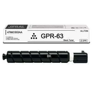 GPR63 Black Toner Cartridge 4766C003AA Compatible Canon GPR-63 High Yield Toner Replacement for Canon ImageRUNNER Advance DX 6855i 6860i 6870i Printer(1-Pack) GPR63 Black Toner Cartridge 4766C003AA Compatible Canon GPR-63 High Yield Toner Replacement for Canon ImageRUNNER Advance DX 6855i 6860i 6870i Printer(1-Pack)