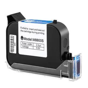 Original High Adhesion Fast-Drying Black Solvent Ink Cartridge 42ml for 0.5in/12.7mm Handheld Inkjet Printers Original High Adhesion Fast-Drying Black Solvent Ink Cartridge 42ml for 0.5in/12.7mm Handheld Inkjet Printers