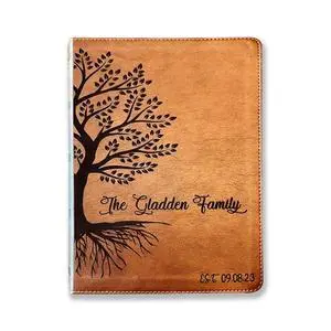 Personalized Family Bible, Custom Engraved NKJV Wide-Margin Family Tree Bible for Weddings and Anniv. Gifts Personalized Family Bible, Custom Engraved NKJV Wide-Margin Family Tree Bible for Weddings and Anniv. Gifts