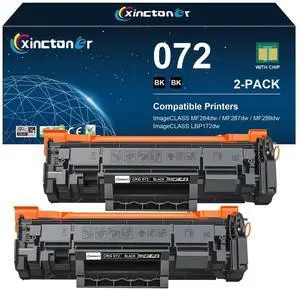 072 Black Toner Cartridge 2 Pack for Canon MF284dw MF287dw Toner | Compatible for Canon 072 Toner CRG072 Toner Work for ImageCLASS MF284dw MF287dw MF289dw LBP172dw Series Printer (with Chip) 072 Black Toner Cartridge 2 Pack for Canon MF284dw MF287dw Toner | Compatible for Canon 072 Toner CRG072 Toner Work for ImageCLASS MF284dw MF287dw MF289dw LBP172dw Series Printer (with Chip)