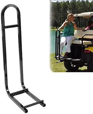 Huskey Golf Cart Rear Seat Safety Grab Bar U-Shaped Hand Rail for Club CAR DS/Precedent Models, One Solid Piece with Mounting Hardware Huskey Golf Cart Rear Seat Safety Grab Bar U-Shaped Hand Rail for Club CAR DS/Precedent Models, One Solid Piece with Mounting Hardware