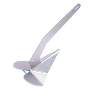 Galvanized Steel Boat Anchor, 21LBS Delta Style Boat Anchor, Silver Wing Style Triangle Anchor, Heavy Duty Marine Grade Triangle Anchor for Pontoon, Fishing Boats, Sport Boats, Sailboats Galvanized Steel Boat Anchor, 21LBS Delta Style Boat Anchor, Silver Wing Style Triangle Anchor, Heavy Duty Marine Grade Triangle Anchor for Pontoon, Fishing Boats, Sport Boats, Sailboats