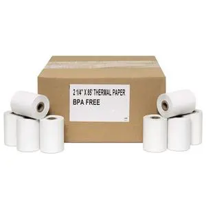 (150 Rolls) 2 1/4 x 85' First Data FD130 FD50 FD400 FD55 FD100Ti Thermal Paper 150 Rolls (150 Rolls) 2 1/4 x 85' First Data FD130 FD50 FD400 FD55 FD100Ti Thermal Paper 150 Rolls