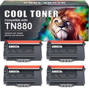 TN880 TN-880 for Brother TN 880 Super High Yield Black Toner Cartridge | Compatible for Brother TN880 HL-L6200DW HL-L6200DWT MFC-L6700DW MFC-L6800DW HL-L6300DW MFC-L6900DW HL-L6250DW Printer 4 Pack TN880 TN-880 for Brother TN 880 Super High Yield Black Toner Cartridge | Compatible for Brother TN880 HL-L6200DW HL-L6200DWT MFC-L6700DW MFC-L6800DW HL-L6300DW MFC-L6900DW HL-L6250DW Printer 4 Pack