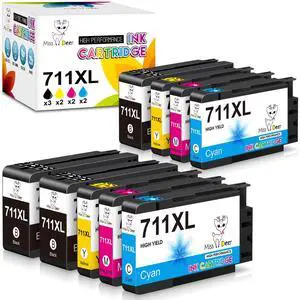 711XL Ink Cartridges High Yield Combo Pack | Replacement for hp 711 711xl Ink Cartridges,Work for HP DesignJet T100 T120 T125 T130 T520 T525 T530 Printer,9 Pack 711XL Ink Cartridges High Yield Combo Pack | Replacement for hp 711 711xl Ink Cartridges,Work for HP DesignJet T100 T120 T125 T130 T520 T525 T530 Printer,9 Pack