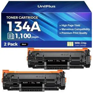 134A W1340A Black Toner Cartridge Set 2 Pack Compatible with HP Laserjet | M209dw MFP M234dw M234sdw M234sdn M209 Printer Ink Replacement for HP 134A 134X W1340A W1340X Toner Cartridges (with Chip) 134A W1340A Black Toner Cartridge Set 2 Pack Compatible with HP Laserjet | M209dw MFP M234dw M234sdw M234sdn M209 Printer Ink Replacement for HP 134A 134X W1340A W1340X Toner Cartridges (with Chip)
