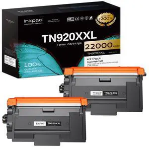TN920XXL Toner Cartridge Replacement for Brother HL-L6210DW(2 Black) | TN920XXL Extra High Yield Black Toner with Chip. Up to 11,000 Pages Each. Compatible with HL-L5210DN, MFC-L5710DN Printers TN920XXL Toner Cartridge Replacement for Brother HL-L6210DW(2 Black) | TN920XXL Extra High Yield Black Toner with Chip. Up to 11,000 Pages Each. Compatible with HL-L5210DN, MFC-L5710DN Printers