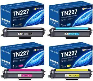 TN227 TN-227BK/C/M/Y Toner Cartridge High Yield Compatible TN227BK TN227C TN227M TN227Y Replacement for Brother TN227BK/C/M/Y TN-227 HL-L3230CDW HL-L3210CW MFC-L3750CDW Printer Ink 4 Pack TN227 TN-227BK/C/M/Y Toner Cartridge High Yield Compatible TN227BK TN227C TN227M TN227Y Replacement for Brother TN227BK/C/M/Y TN-227 HL-L3230CDW HL-L3210CW MFC-L3750CDW Printer Ink 4 Pack