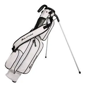 Pitch 'N Putt Elite Sunday Golf Bag with Stand | Synthetic Leather, Lightweight, Small, Carry Handle, Rain Hood Cover, For A Few Clubs, Par 3, Driving Range, Men & Women Pitch 'N Putt Elite Sunday Golf Bag with Stand | Synthetic Leather, Lightweight, Small, Carry Handle, Rain Hood Cover, For A Few Clubs, Par 3, Driving Range, Men & Women